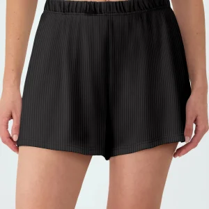 Solid Colour Wide Leg Shorts Draped High Waist Casual Outer Wear Ladies Summer Thin Hot Pants